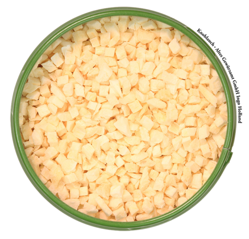 Knoblauch gefriergetrocknet