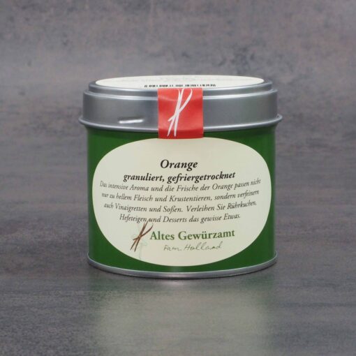 Orange gefriergetrocknet